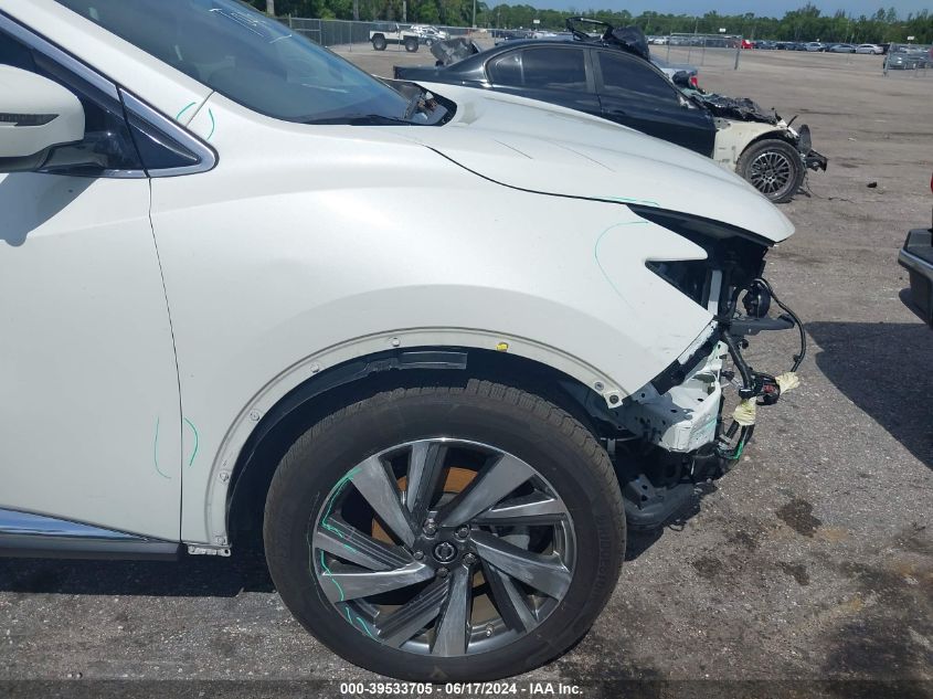 2019 Nissan Murano Sl VIN: 5N1AZ2MJ2KN132459 Lot: 39533705