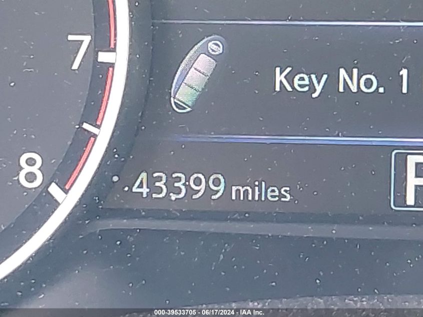 2019 Nissan Murano Sl VIN: 5N1AZ2MJ2KN132459 Lot: 39533705