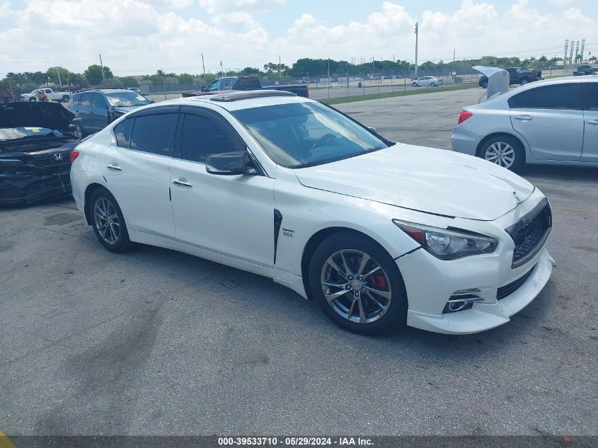 2017 Infiniti Q50 3.0T Signature Edition VIN: JN1EV7AR4HM837239 Lot: 39533710