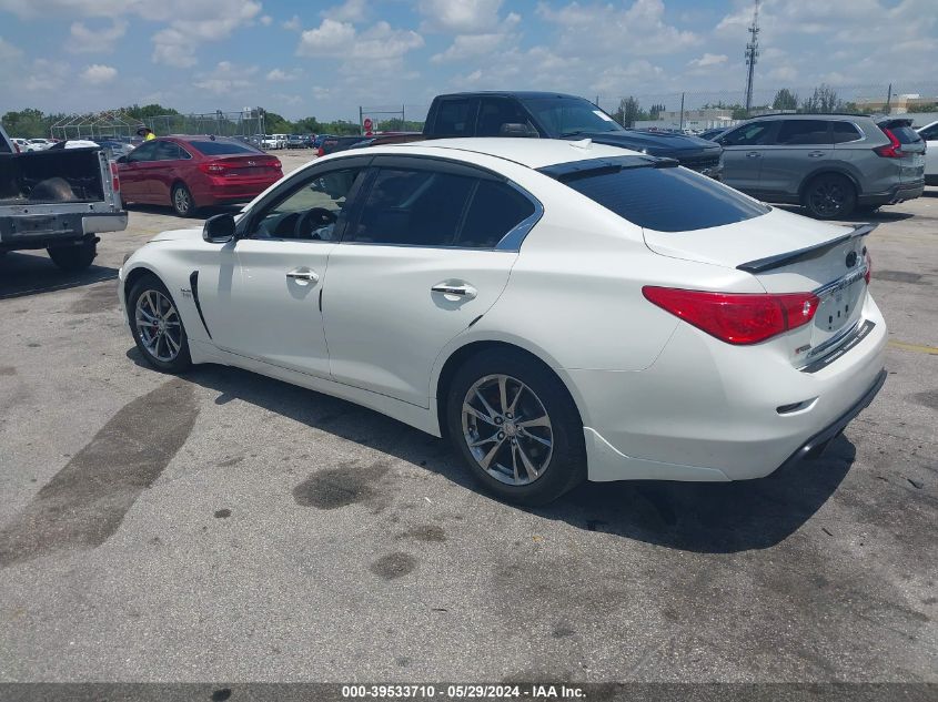 2017 Infiniti Q50 3.0T Signature Edition VIN: JN1EV7AR4HM837239 Lot: 39533710