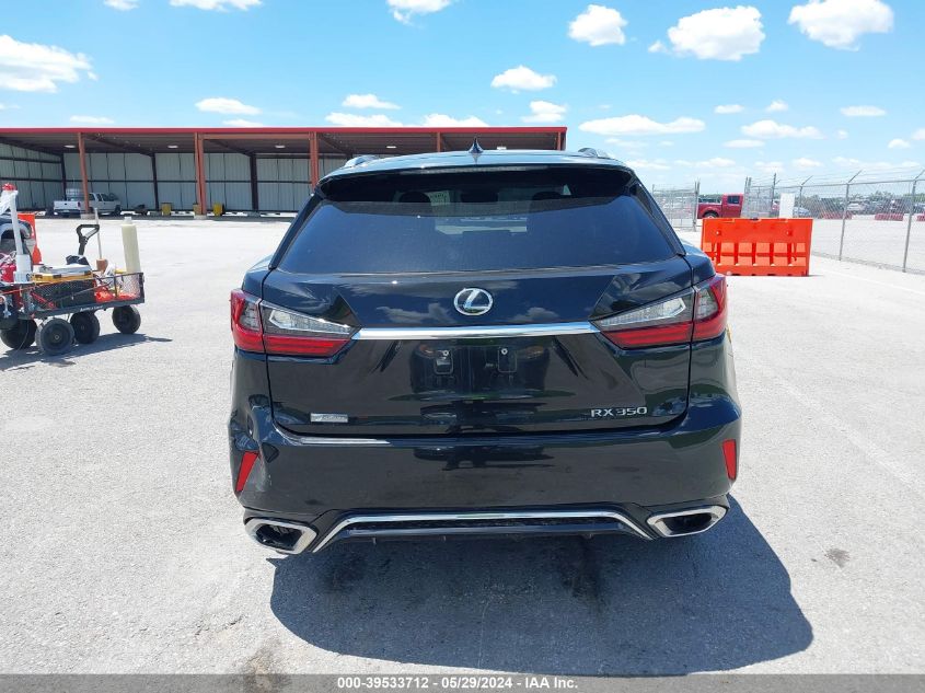 2018 Lexus Rx 350 F Sport VIN: 2T2BZMCA0JC164801 Lot: 39533712