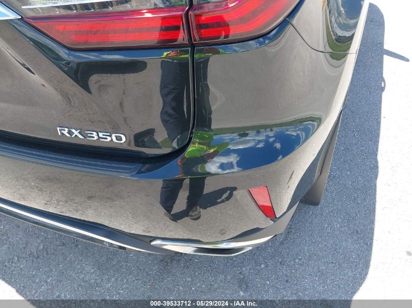 2018 Lexus Rx 350 F Sport VIN: 2T2BZMCA0JC164801 Lot: 39533712