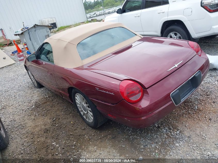 2004 Ford Thunderbird VIN: 1FAHP60A54Y105544 Lot: 39533735