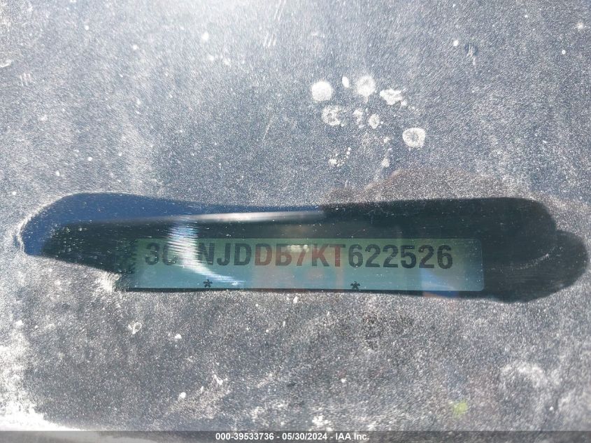 2019 Jeep Compass Trailhawk 4X4 VIN: 3C4NJDDB7KT622526 Lot: 39533736