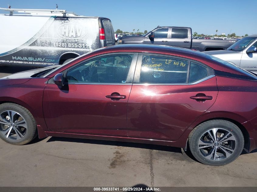 2021 Nissan Sentra Sv Xtronic Cvt VIN: 3N1AB8CV4MY229462 Lot: 39533741