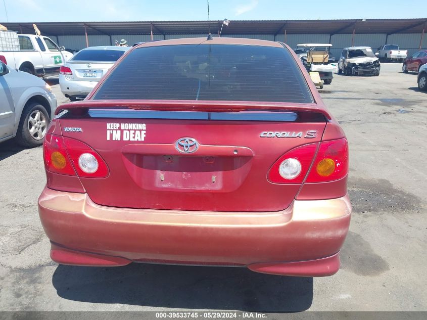 2004 Toyota Corolla S VIN: 1NXBR32E74Z193041 Lot: 39533745