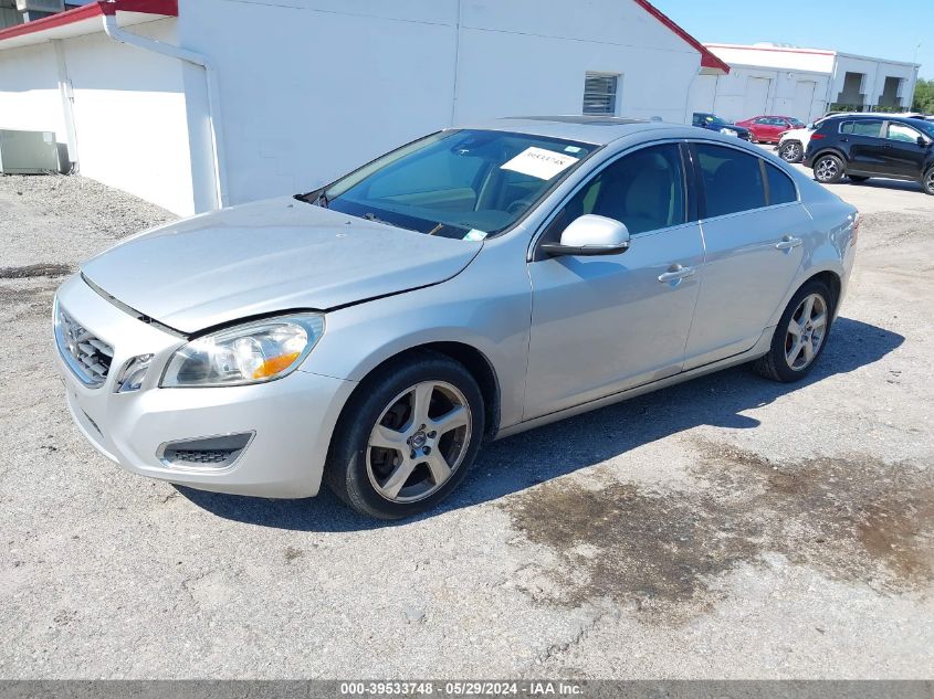 2012 Volvo S60 T5 VIN: YV1622FS9C2078563 Lot: 39533748