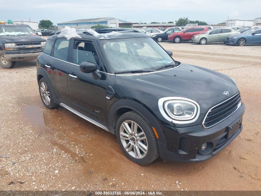 2022 Mini Countryman Cooper VIN: WMZ43BR05N3P06846 Lot: 39533755