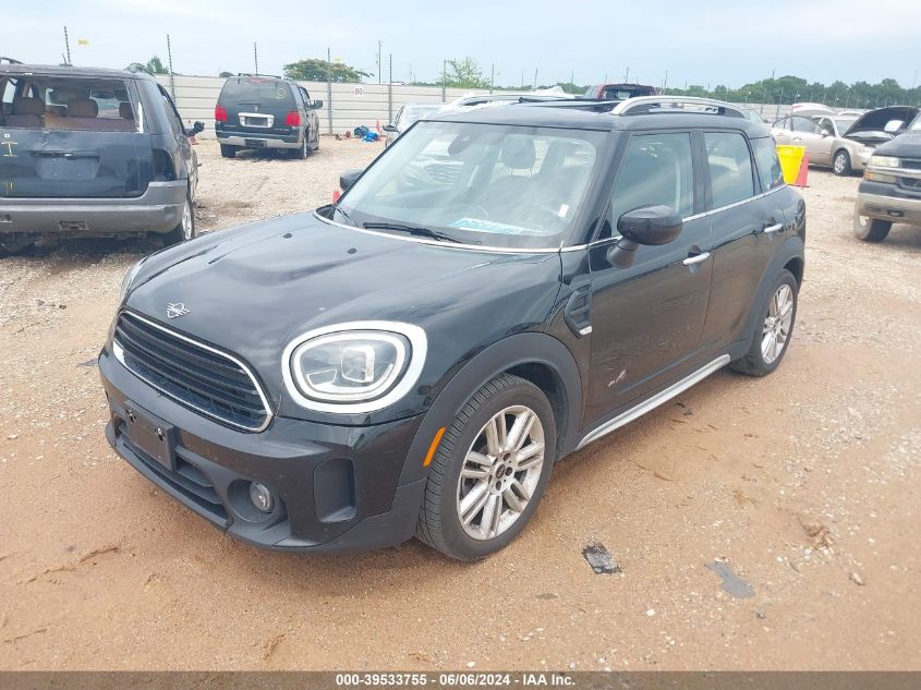 2022 Mini Countryman Cooper VIN: WMZ43BR05N3P06846 Lot: 39533755