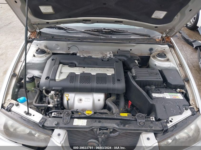 2002 Hyundai Elantra Gls VIN: KMHDN45D32U272975 Lot: 39533781