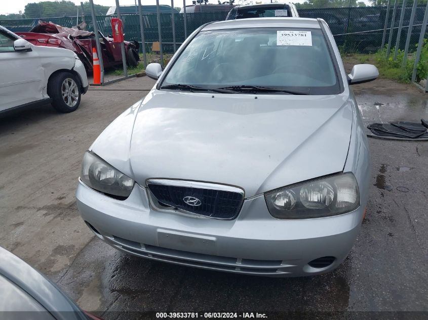 2002 Hyundai Elantra Gls VIN: KMHDN45D32U272975 Lot: 39533781