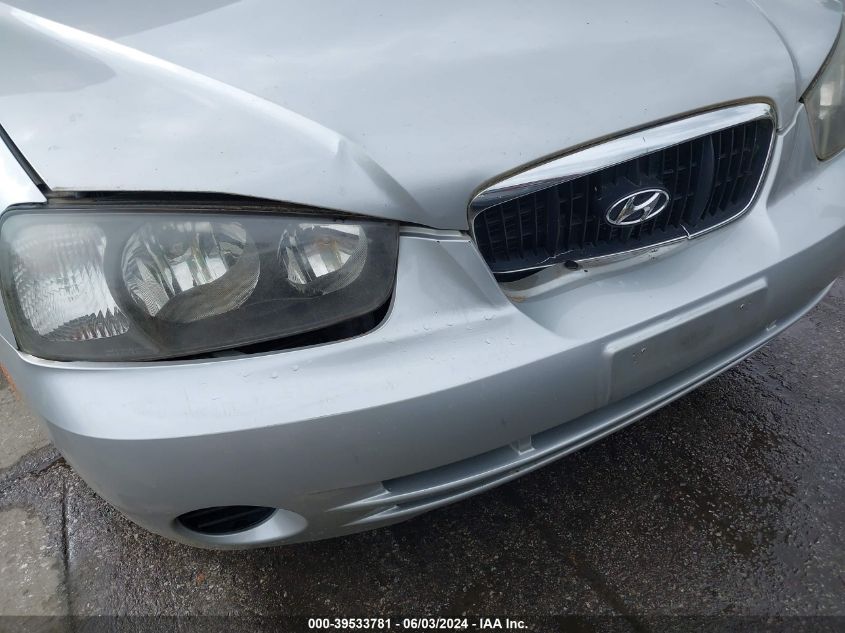 2002 Hyundai Elantra Gls VIN: KMHDN45D32U272975 Lot: 39533781