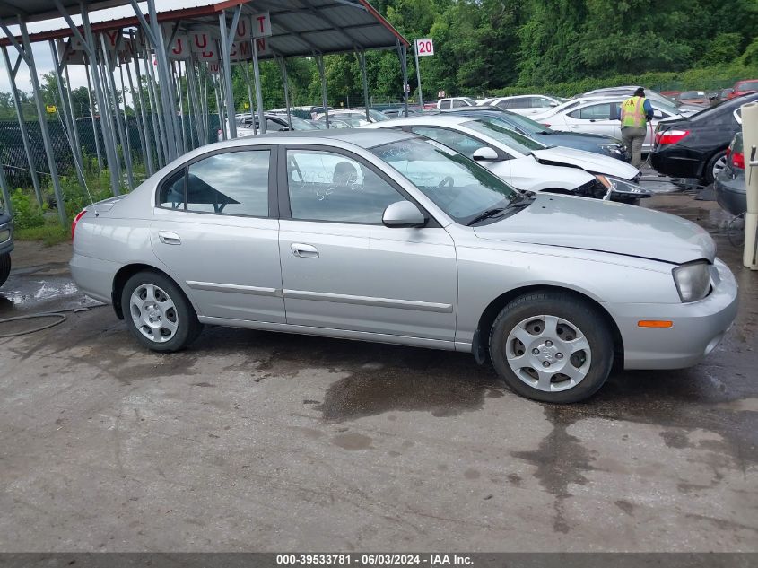 2002 Hyundai Elantra Gls VIN: KMHDN45D32U272975 Lot: 39533781