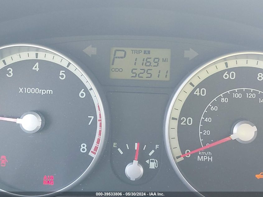 2009 Hyundai Accent Gls VIN: KMHCN46C59U303848 Lot: 39533806