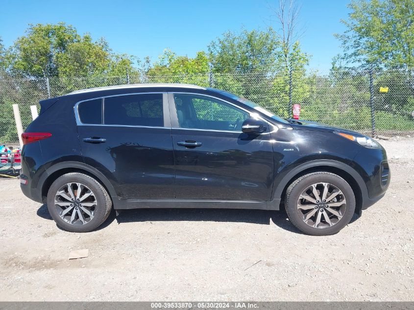 2018 Kia Sportage Ex VIN: KNDPNCAC7J7321200 Lot: 39533870