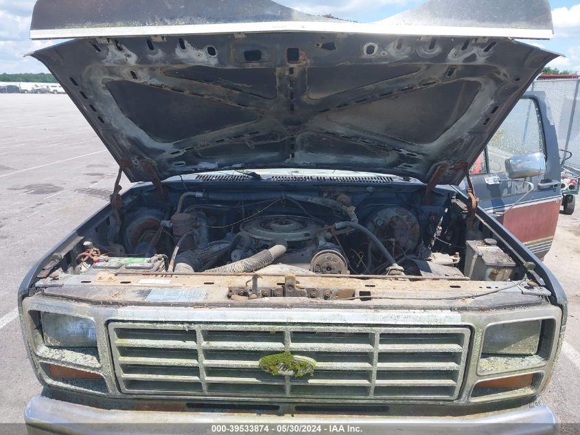 1985 Ford F150 VIN: 2FTEF15HXFCA69160 Lot: 39533874