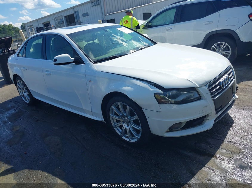 2012 Audi A4 2.0T Premium VIN: WAUHFAFL1CA119406 Lot: 39533876