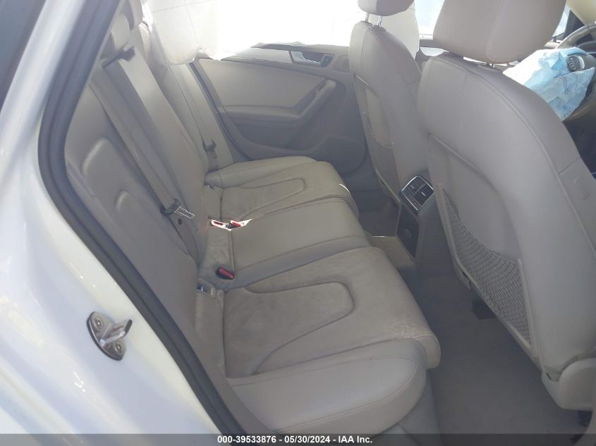 2012 Audi A4 2.0T Premium VIN: WAUHFAFL1CA119406 Lot: 39533876