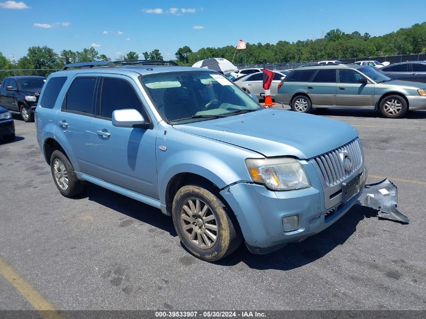 2009 Mercury Mariner Premier VIN: 4M2CU97G69KJ08000 Lot: 39533907