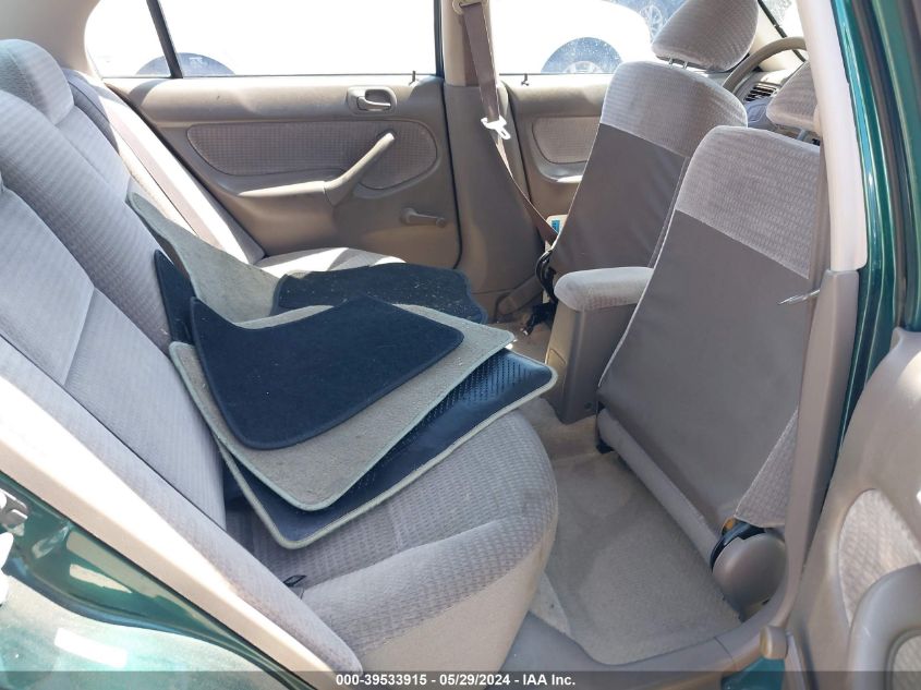 1999 Honda Civic Value Package VIN: 2HGEJ6617XH520094 Lot: 39533915