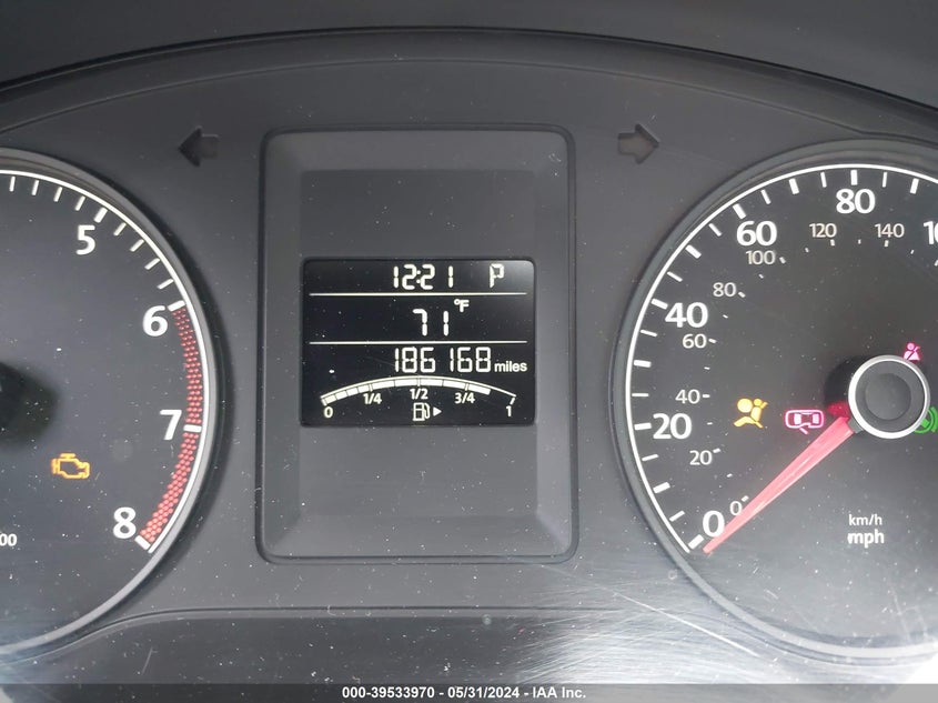 2011 Volkswagen Jetta 2.5L Se VIN: 3VWDX7AJ5BM020268 Lot: 39533970