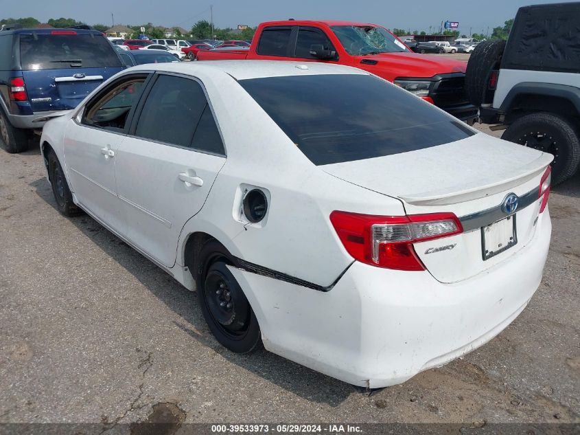 2012 Toyota Camry Hybrid Xle VIN: 4T1BD1FKXCU049646 Lot: 39533973