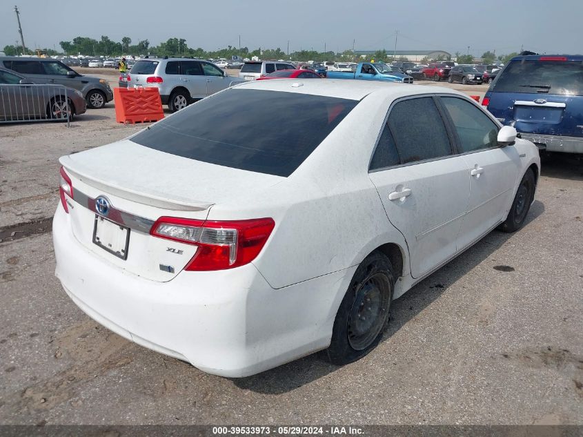 2012 Toyota Camry Hybrid Xle VIN: 4T1BD1FKXCU049646 Lot: 39533973