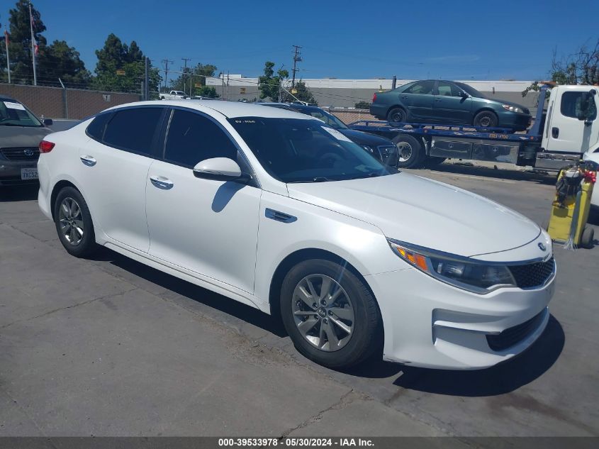 2016 Kia Optima Lx Turbo VIN: 5XXGT4L19GG073068 Lot: 39533978