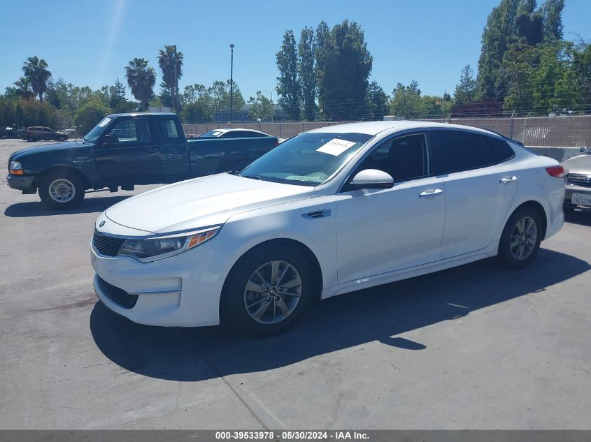 2016 Kia Optima Lx Turbo VIN: 5XXGT4L19GG073068 Lot: 39533978