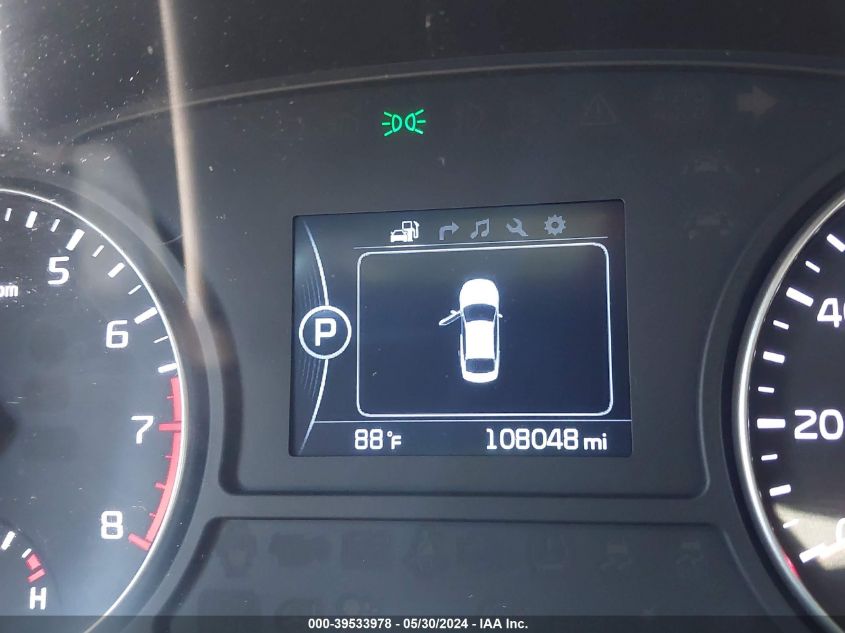 2016 Kia Optima Lx Turbo VIN: 5XXGT4L19GG073068 Lot: 39533978