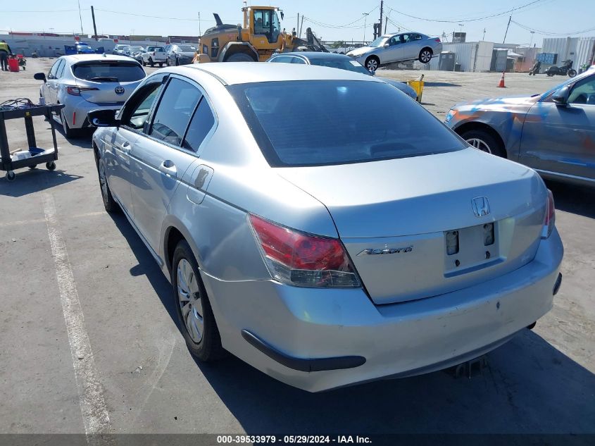 2009 Honda Accord 2.4 Lx VIN: JHMCP26349C009266 Lot: 39533979