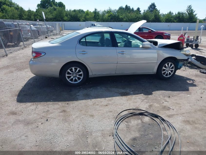 2003 Lexus Es 300 VIN: JTHBF30G030120258 Lot: 39534003