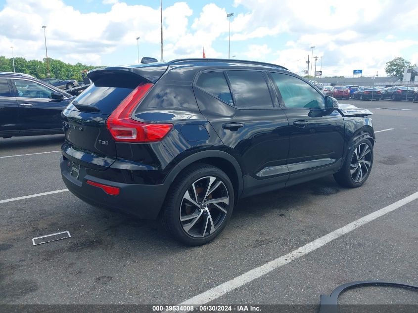 2022 Volvo Xc40 T5 R-Design VIN: YV4162UM7N2790563 Lot: 39534008