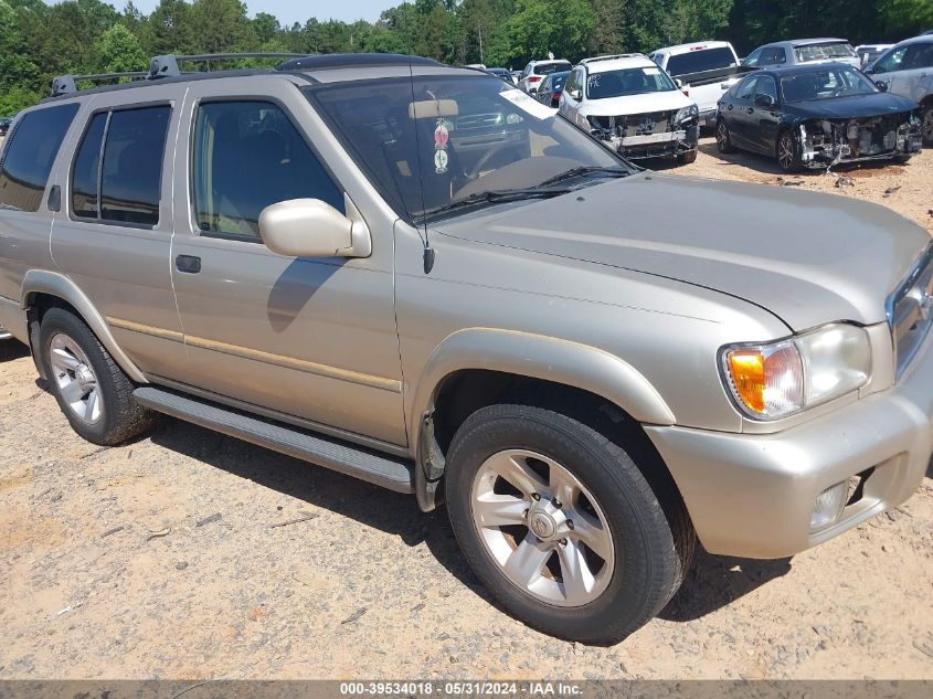 2003 Nissan Pathfinder Le/Se VIN: JN8DR09X73W709229 Lot: 39534018