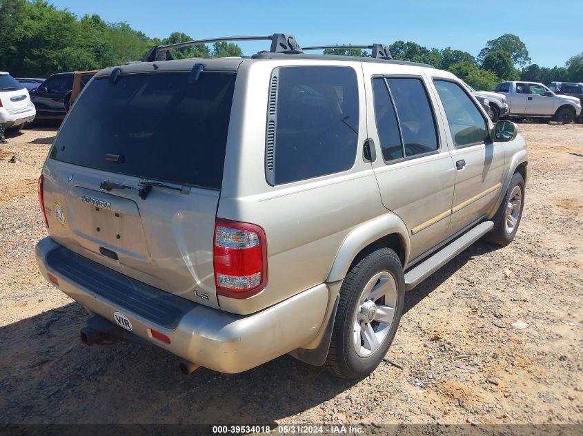 2003 Nissan Pathfinder Le/Se VIN: JN8DR09X73W709229 Lot: 39534018