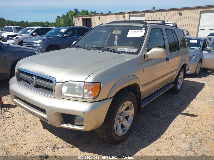 2003 Nissan Pathfinder Le/Se VIN: JN8DR09X73W709229 Lot: 39534018