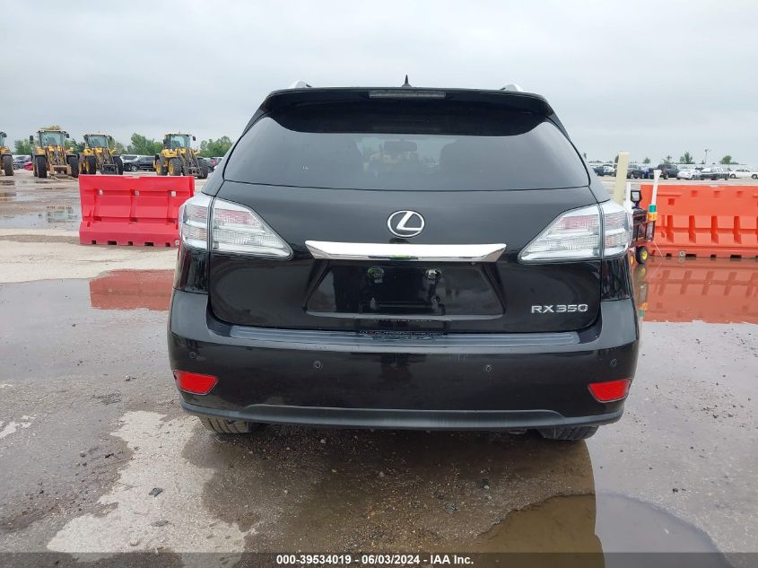 2012 Lexus Rx 350 VIN: 2T2ZK1BA1CC072120 Lot: 39534019