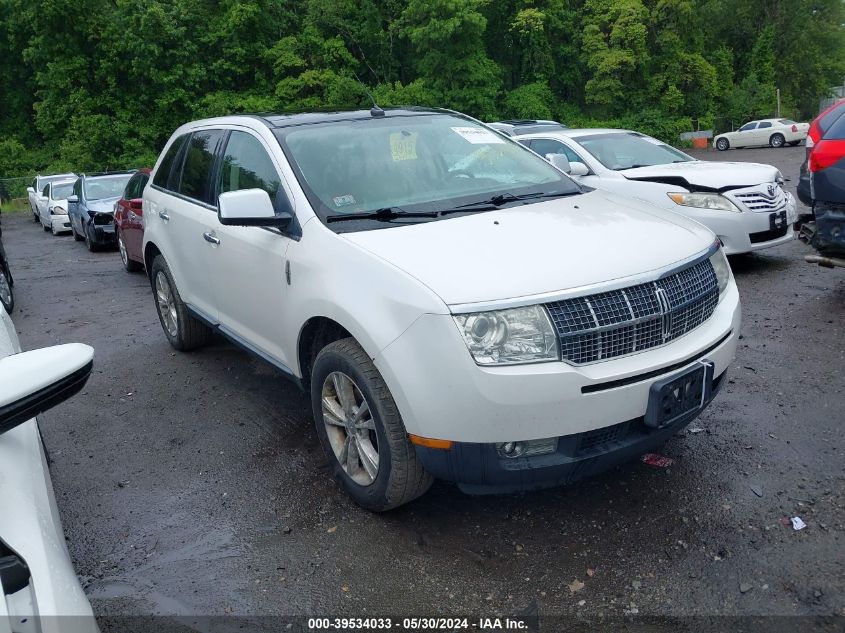 2010 Lincoln Mkx VIN: 2LMDJ8JC7ABJ25728 Lot: 39534033