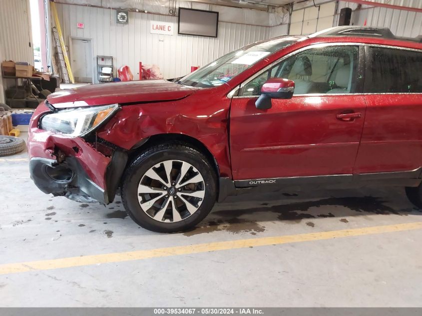 2017 Subaru Outback 2.5I Limited VIN: 4S4BSANC2H3314847 Lot: 39534067