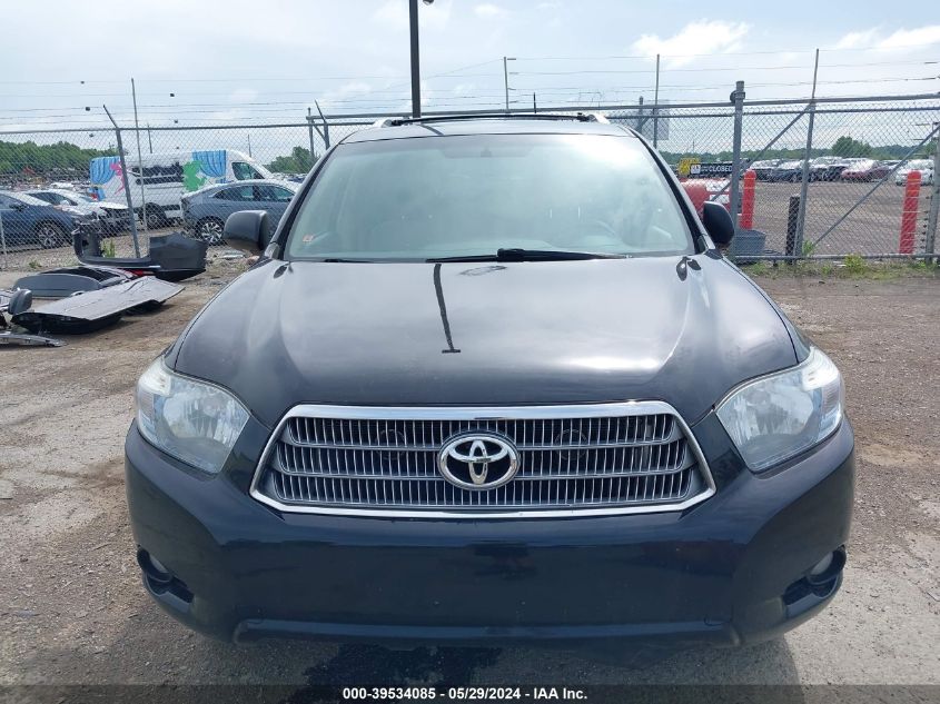 2009 Toyota Highlander Hybrid Limited VIN: JTEEW44A092028652 Lot: 39534085