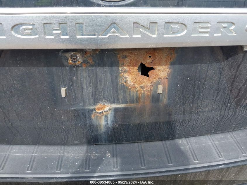 2009 Toyota Highlander Hybrid Limited VIN: JTEEW44A092028652 Lot: 39534085