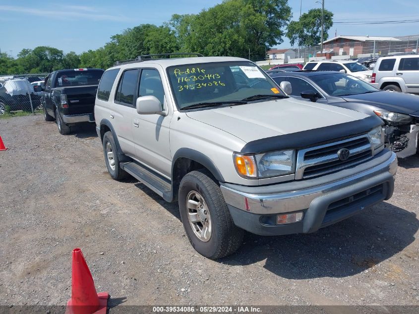 2000 Toyota 4Runner Sr5 V6 VIN: JT3GN86R6Y0166429 Lot: 39534086