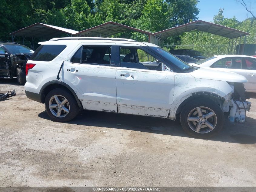 2017 Ford Explorer Xlt VIN: 1FM5K8D89HGC43996 Lot: 39534093