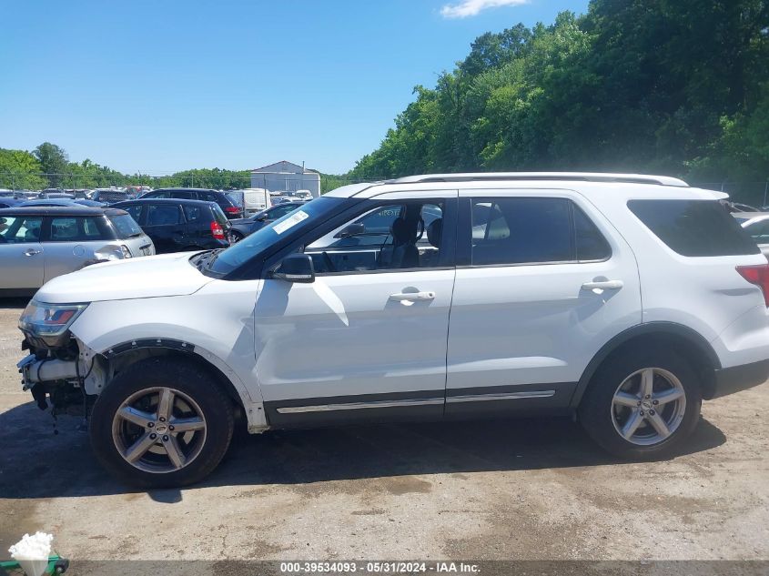 2017 Ford Explorer Xlt VIN: 1FM5K8D89HGC43996 Lot: 39534093