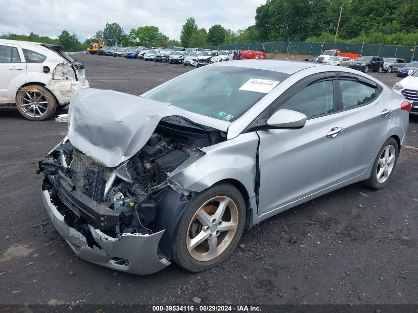 2013 Hyundai Elantra Gls VIN: 5NPDH4AE1DH390692 Lot: 39534116