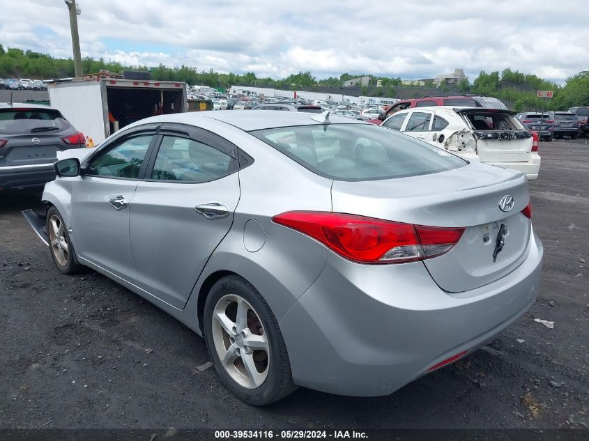 2013 Hyundai Elantra Gls VIN: 5NPDH4AE1DH390692 Lot: 39534116