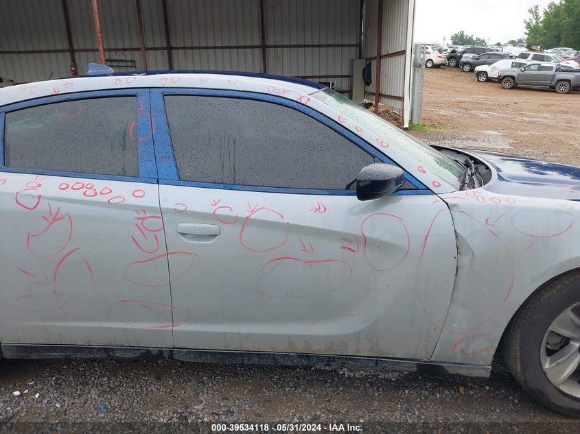 2016 Dodge Charger Sxt VIN: 2C3CDXHG1GH355636 Lot: 39534118