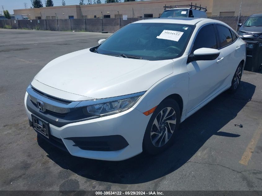 2018 Honda Civic Ex VIN: 2HGFC2F78JH566133 Lot: 39534122