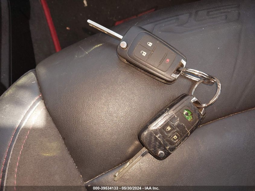 2014 Chevrolet Sonic Rs Manual VIN: 1G1JH6SB1E4164168 Lot: 39534133