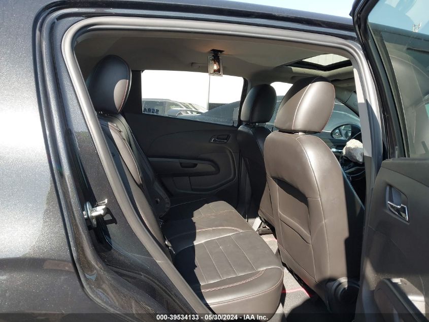 2014 Chevrolet Sonic Rs Manual VIN: 1G1JH6SB1E4164168 Lot: 39534133